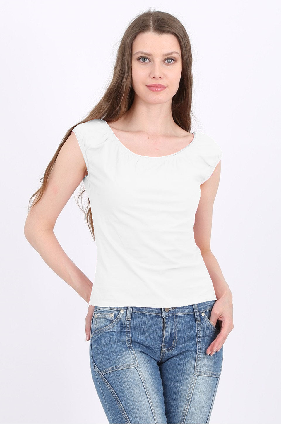 Marley top in white