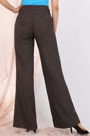 MISS PINKI Lia tailored vintage high rise work pants