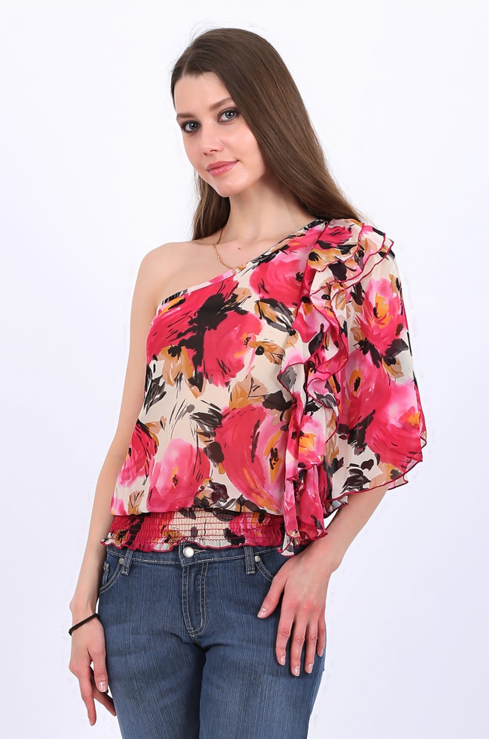 Kaylee chiffon top in pink