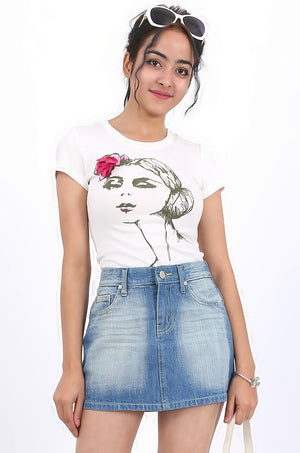 Julia Print T-shirt