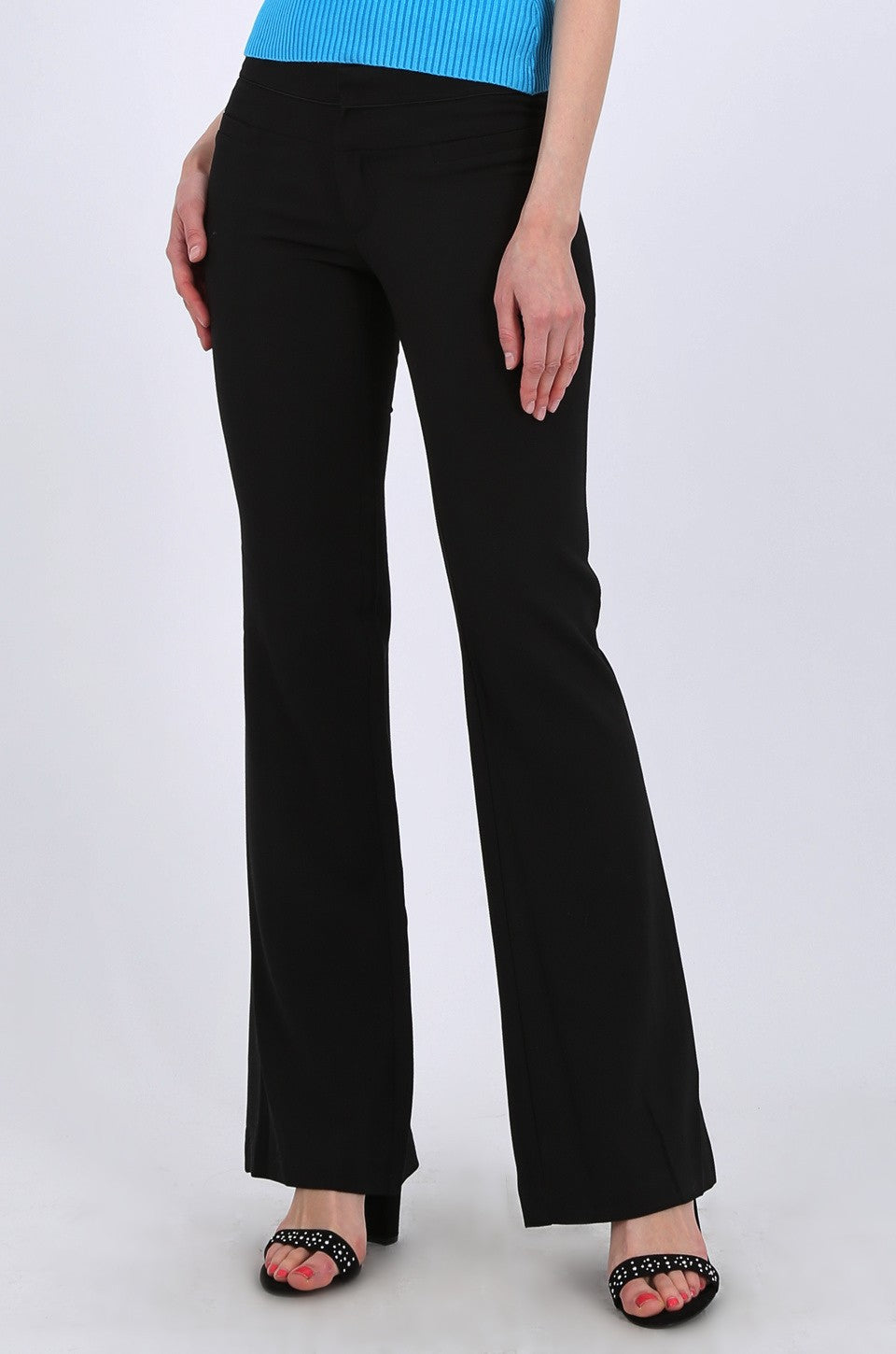 MISS PINKI Naomi tailored work Pants in black