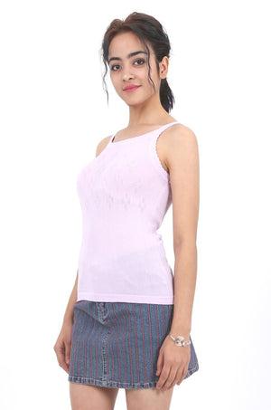 MISS PINKI Valentina knitwear top - lilac - knitwear cami - Petite