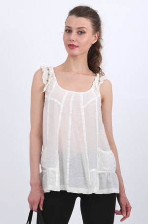 Alina Top in white