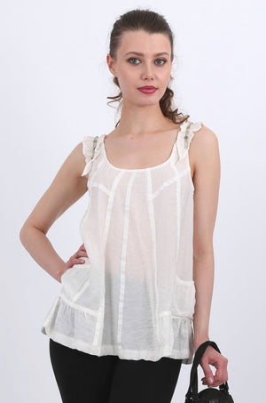 Alina Top in white