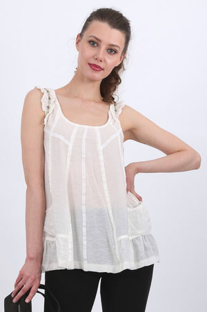 Alina Top in white