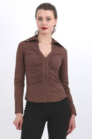 Taylor shirt in brown