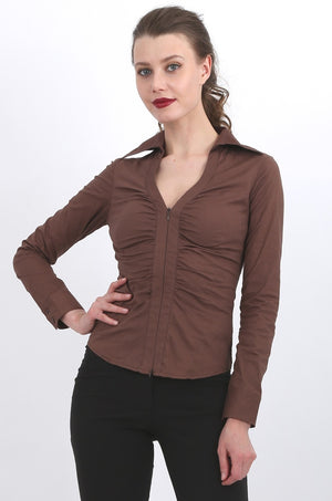 Taylor shirt in brown