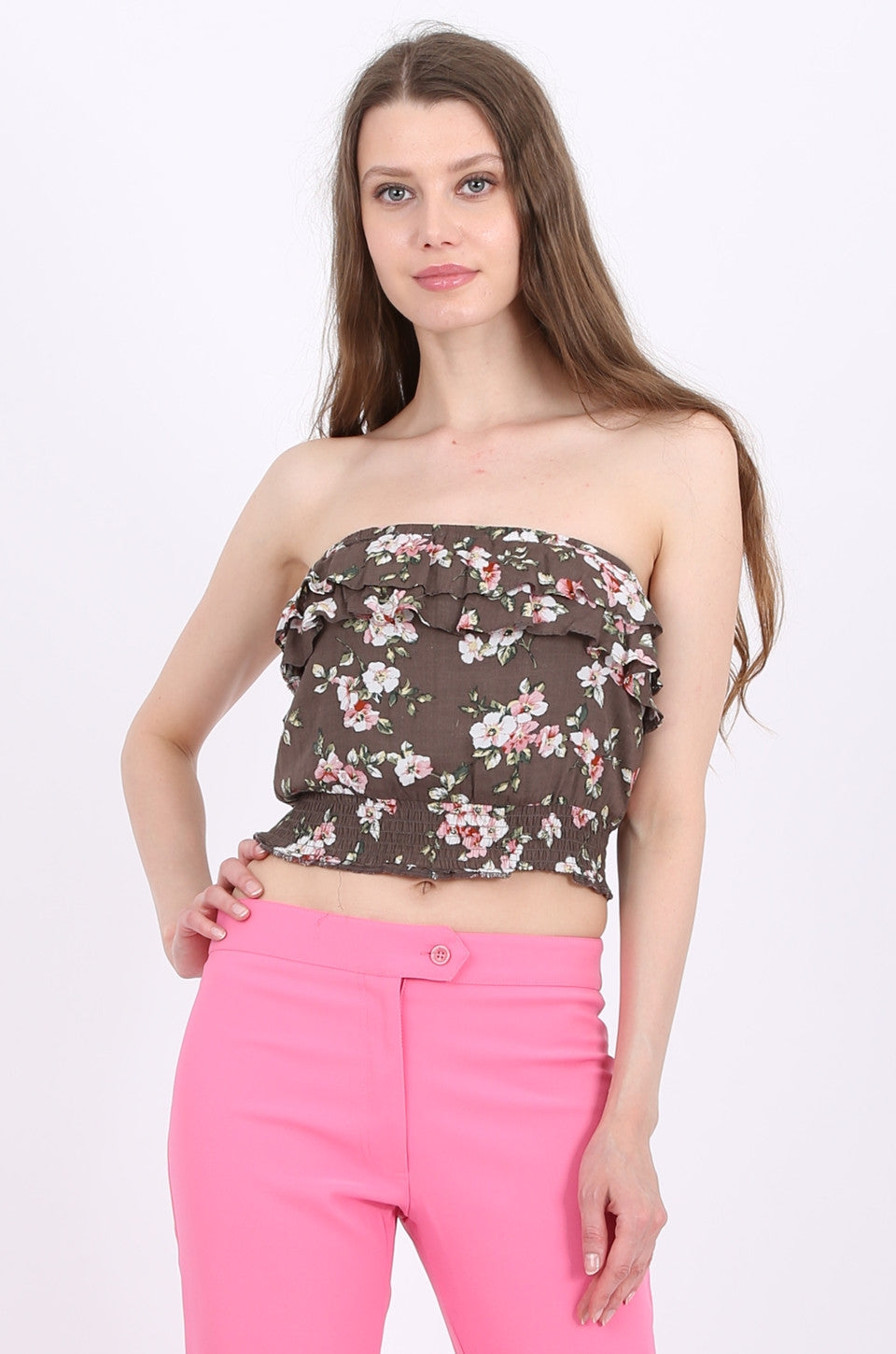 Tessa Boobtube floral top