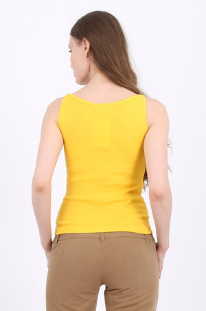 Sloane Tank Top in Yellow