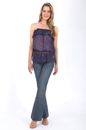 Amelia Georgette  Top in Blue