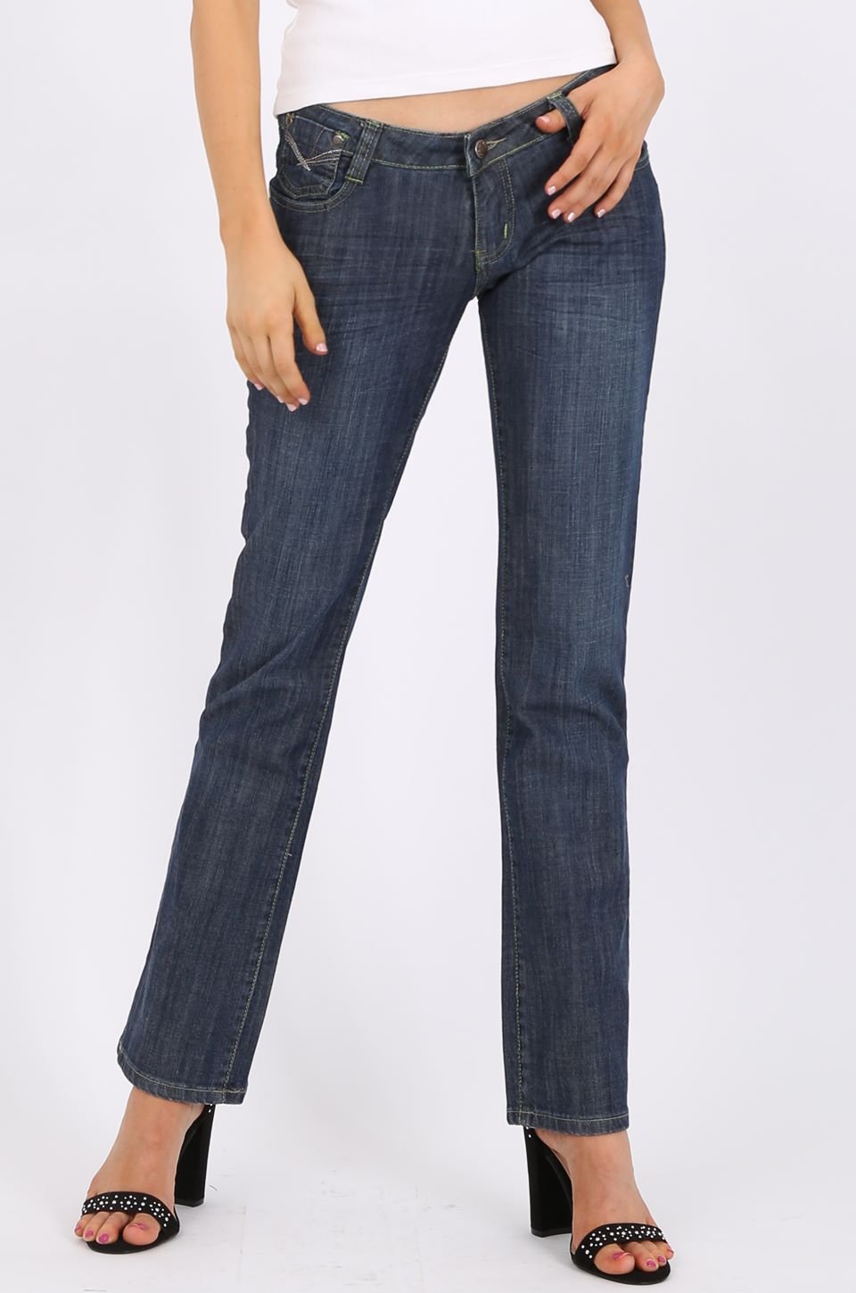 MISS PINKI Rowan bootlegs Jeans in blue