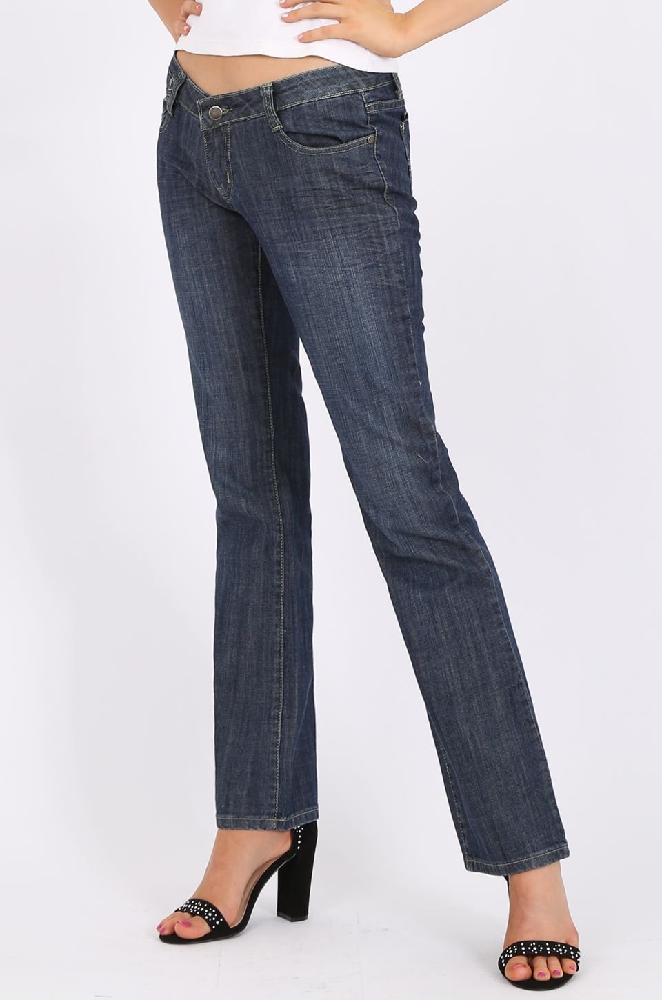 MISS PINKI Rowan bootlegs Jeans in blue