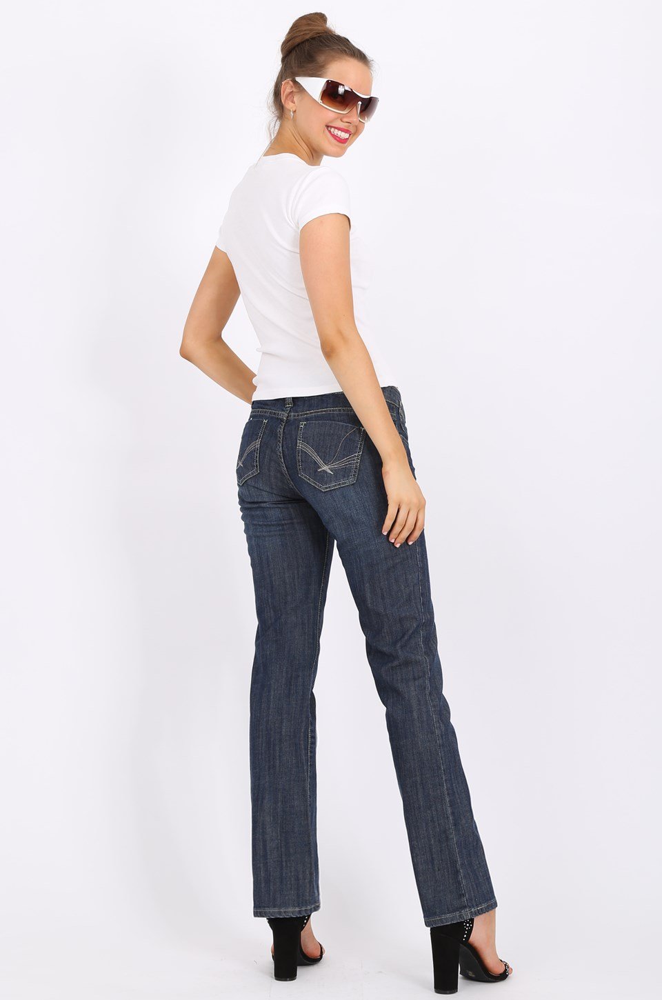 MISS PINKI Rowan bootlegs Jeans in blue