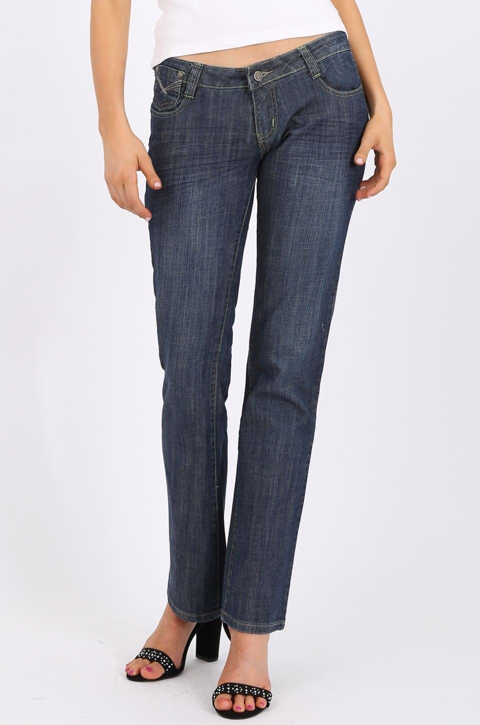 MISS PINKI Rowan bootlegs Jeans in blue