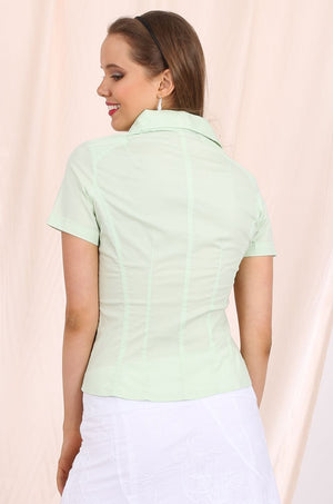 Makayla shirt in mint