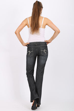 MISS PINKI Rebecca bootlegs Jeans in black