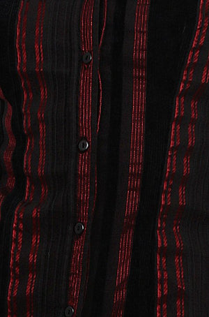 Mackenzie shirt in black stripe