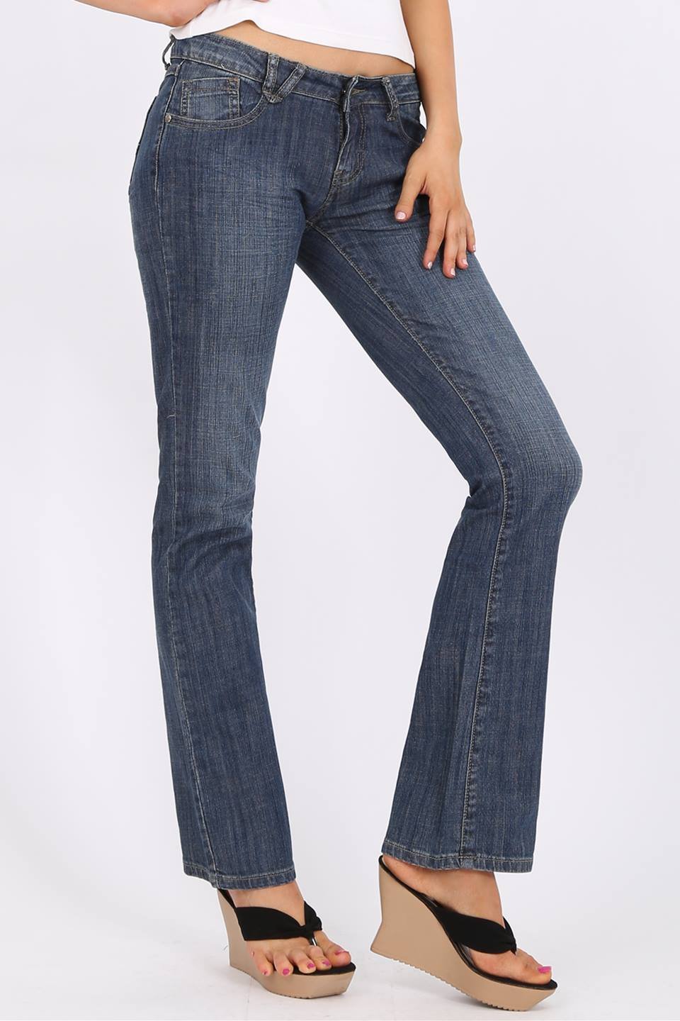 MISS PINKI Kara bootlegs Jeans in blue