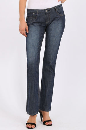MISS PINKI Celine bootlegs Jeans in blue