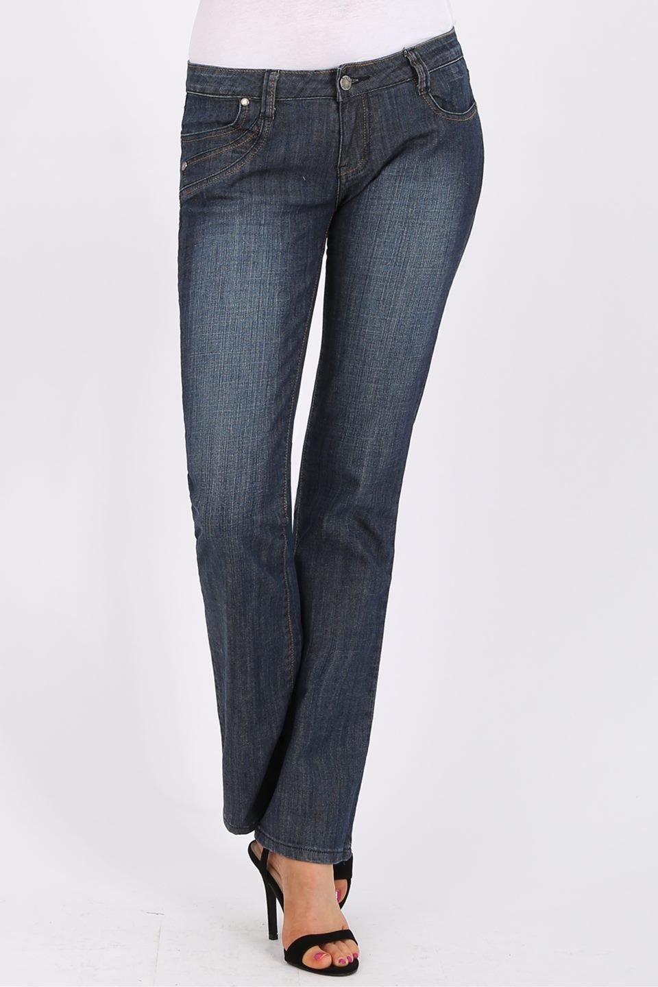 MISS PINKI Celine bootlegs Jeans in blue
