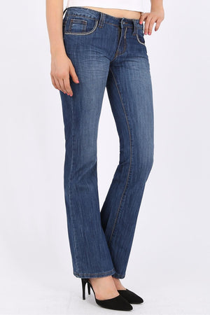 MISS PINKI Holly bootcut Jeans in blue