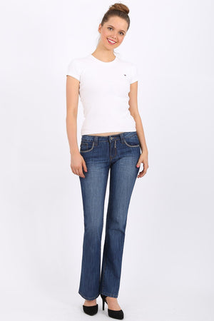 MISS PINKI Holly bootcut Jeans in blue