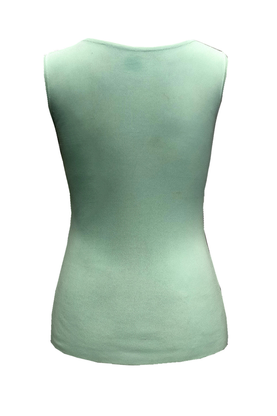 Journey sequined knit top in aqua blue