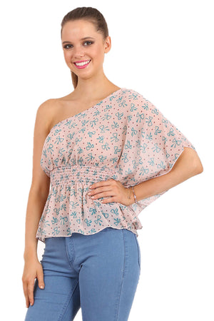 London chiffon top in pink