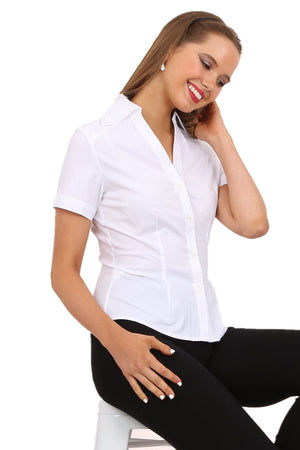 Makayla Shirt in white